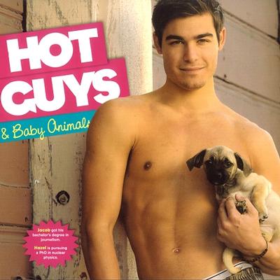 Click to get 2012 Hot Guys  Baby Animals Calendar