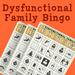Dysfunctional Family Bingo