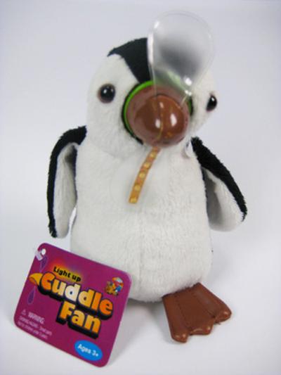 Click to get Penguin Cuddle Fan with LED Light