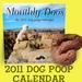 2011 Monthly Doos: Dog Poop Calendar!