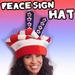 Outrageous Peace Sign Hat