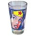 Wonder Woman Pop Art Glass